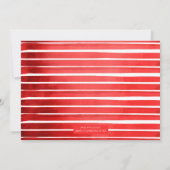 休暇用の新しいホームフォトクリスマスカード 招待状 (裏面)