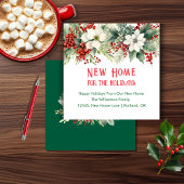 休暇用の新しいホーム引越し通知 エンクロージャーカード