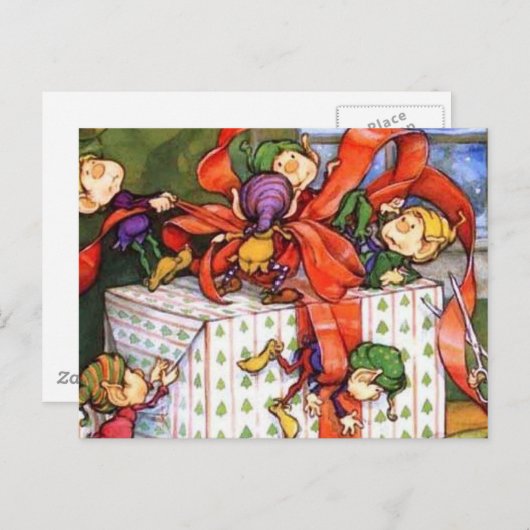 休暇用はがきグリーティング シーズンポストカード (正面/裏面)