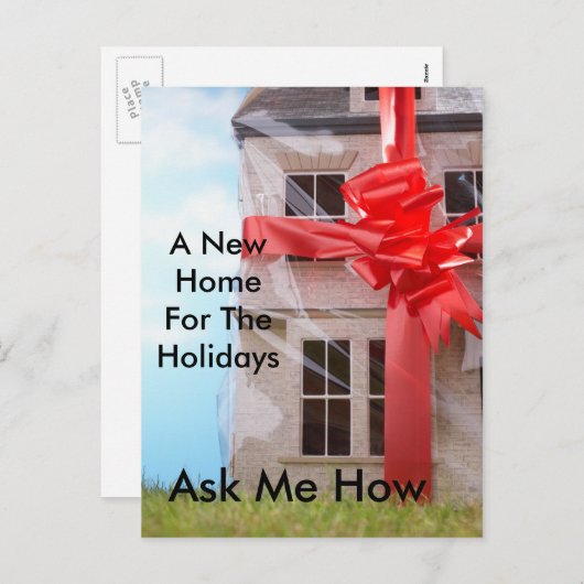 休暇用はがき用ホーム シーズンポストカード (正面/裏面)