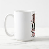 休暇疲れ面白い引用 コーヒーマグカップ (左)