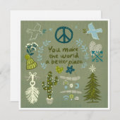 休暇確認平和ラブビーチギフトカード シーズンカード (正面/裏面)