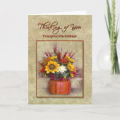 休暇考える中のあなたの シーズンカード (正面)