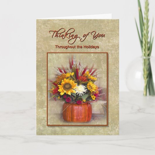 休暇考える中のあなたの シーズンカード (正面)