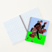 休暇遠くにに行く ノートブック (内部)