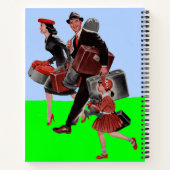 休暇遠くにに行く ノートブック (裏面)