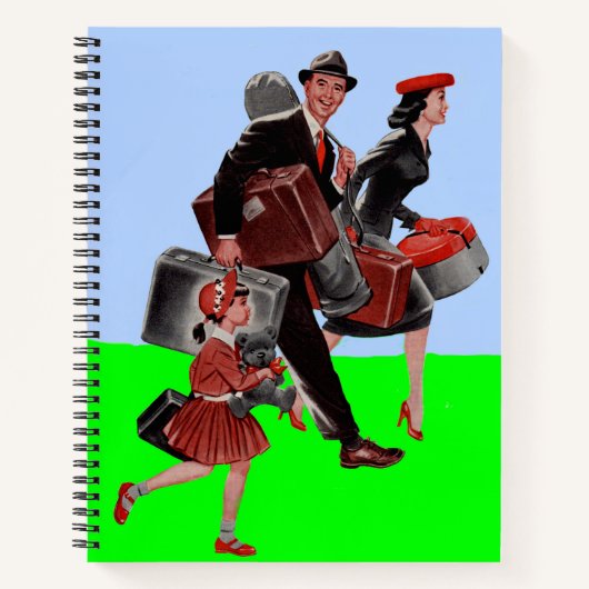 休暇遠くにに行く ノートブック (正面)