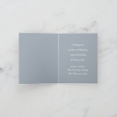 休暇飾のトナカイ シーズンカード (内部)