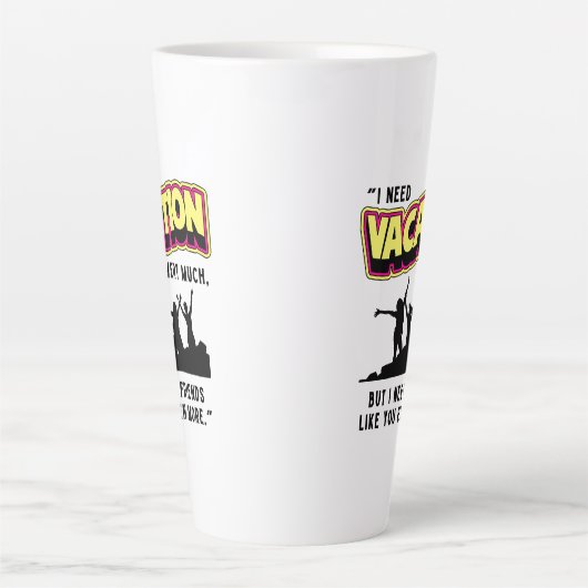 休暇 カフェラテマグ (正面)