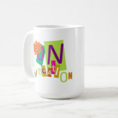 休暇 コーヒーマグカップ (正面左)