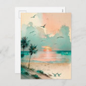 休暇 シーズンポストカード (正面/裏面)