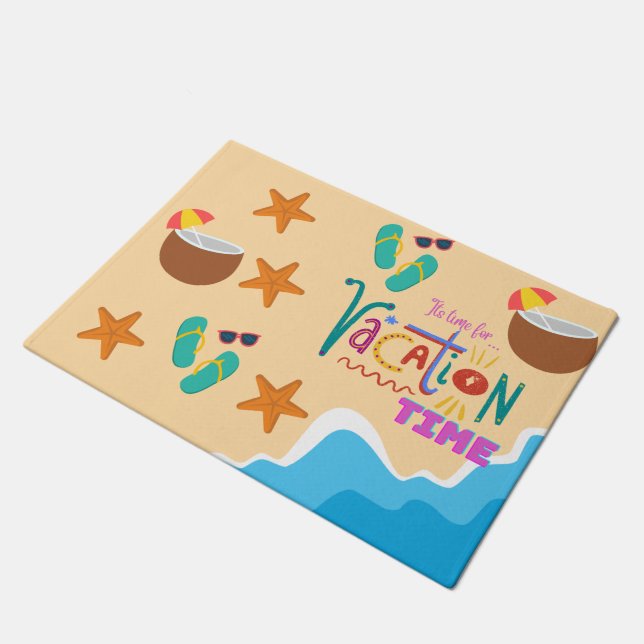 休暇 ドアマット (アングル)