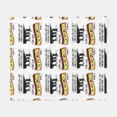 休暇 フリースブランケット (正面(横))