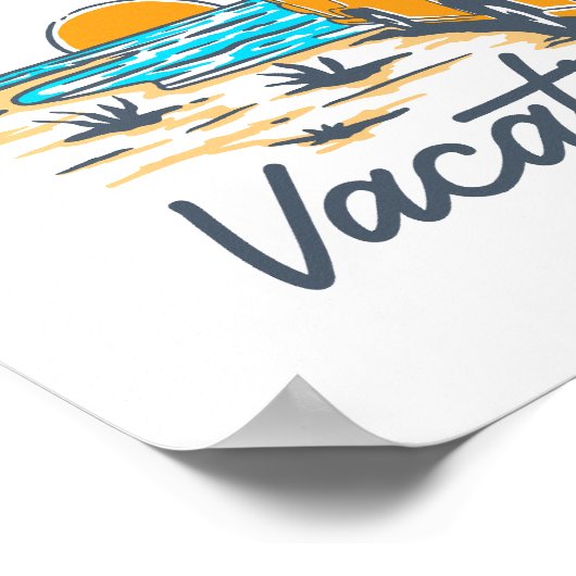 休暇 ポスター (角)