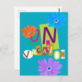 休暇 ポストカード (正面/裏面)