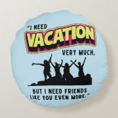 休暇 ラウンドクッション (裏面)