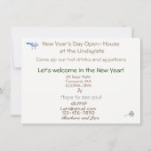 休暇/冬の招待状 招待状 (裏面)