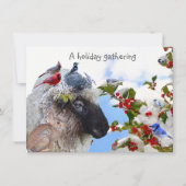 休暇/冬の招待状 招待状 (正面)