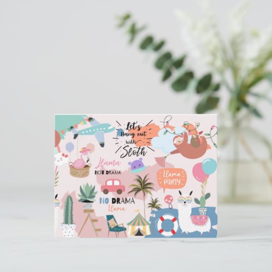 休暇/旅行 ポストカード (スタンド正面)