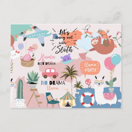 休暇/旅行 ポストカード (正面)