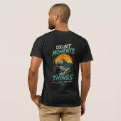 休暇 + 旅行 Tシャツ (裏面フル)