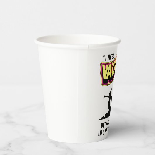 休暇 紙コップ (右)