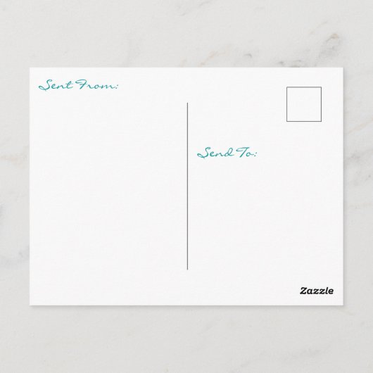 休暇 |美しい海保シーンのTouch ポストカード (裏面)