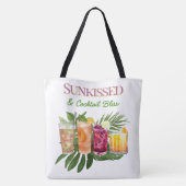 休暇、飲み物など トートバッグ (裏面)