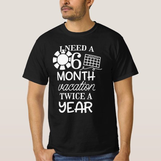 休暇 –  Tシャツ (正面)