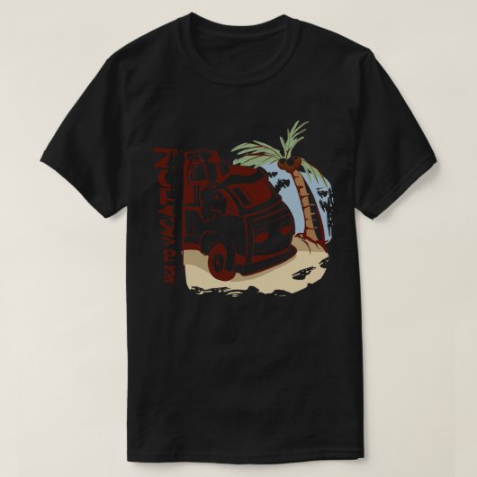 休暇Tシャツに戻る Tシャツ (デザイン正面)