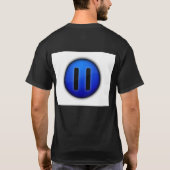 休止に住んで下さい! Tシャツ (裏面)