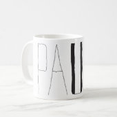 休止のマグ コーヒーマグカップ (正面左)