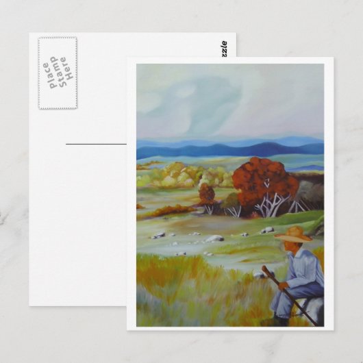 休止時間 ポストカード (正面/裏面)