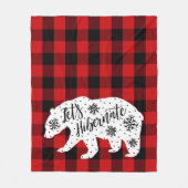 休止状態にしよう|赤いプライド フリースブランケット (正面)