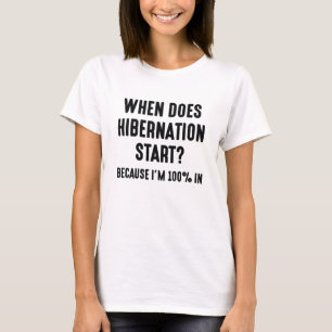 休止状態の開始 Tシャツ