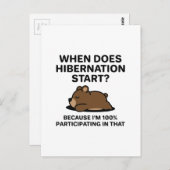 休止状態 ポストカード (正面/裏面)