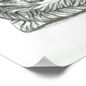 休眠タイガースケッチ ポスター (角)