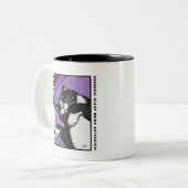 休眠モード-それは猫の人生の猫のマグです ツートーンマグカップ (正面左)