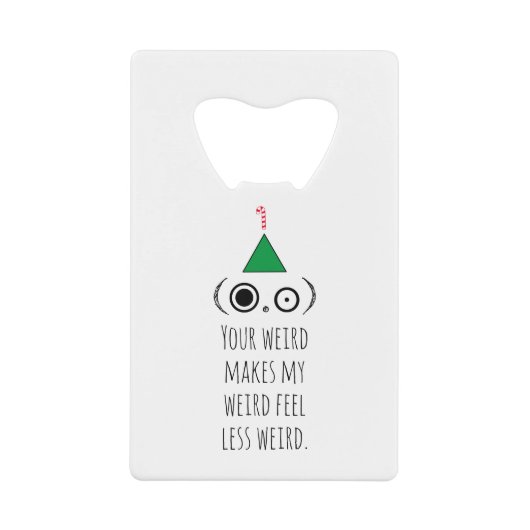 休風変わり日 クレジットカード栓抜き (正面)