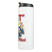 休養は四字語（ビジネスマン） タンブラー (回転右)