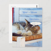 休養 回復 復帰 ポストカード (正面/裏面)