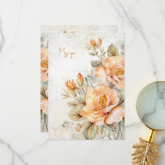 会いたいカード サンキューカード (正面/裏面インサイチュ)