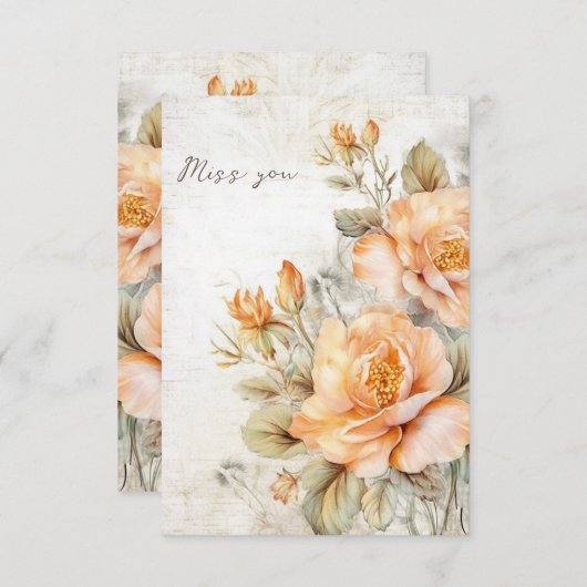 会いたいカード サンキューカード (正面/裏面)