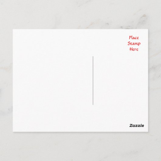 会いたいロットワイラー子犬のグリーティングポストカード ポストカード (裏面)