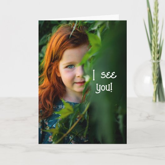 会いたい寂しいカード サンキューカード (正面)