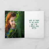 会いたい寂しいカード サンキューカード (内部)