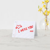 会いたい : ノート紙 カード (黄色い花)