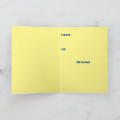 会いたくて サンキューカード (内部)