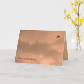 …会うために待つことができません カード (黄色い花)