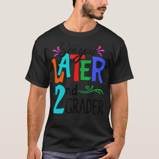 会う後の2年生先生幸せな最終日 Tシャツ (正面)